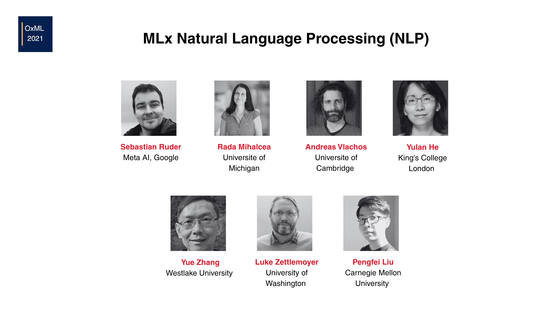 Natural Language Processing (NLP) speakers
